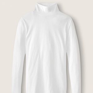 PINK white turtleneck